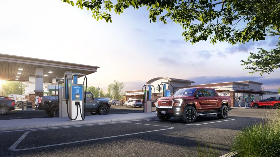 GM and ChargePoint deploying 500-kw fast-chargers with Omni Port