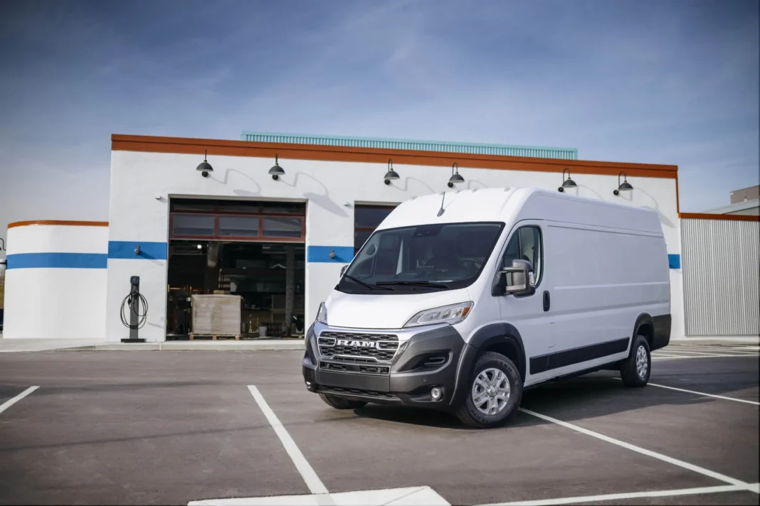 2025 Ram ProMaster EV electric van costs $58,490