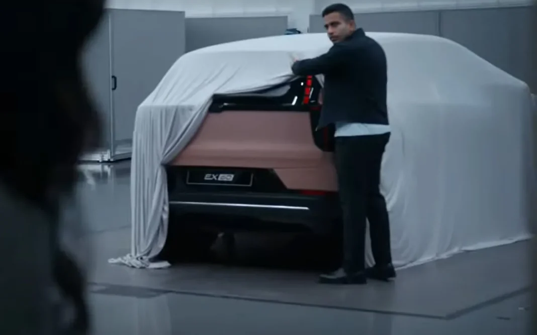Volvo EX60 EV teased ahead of 2026 debut