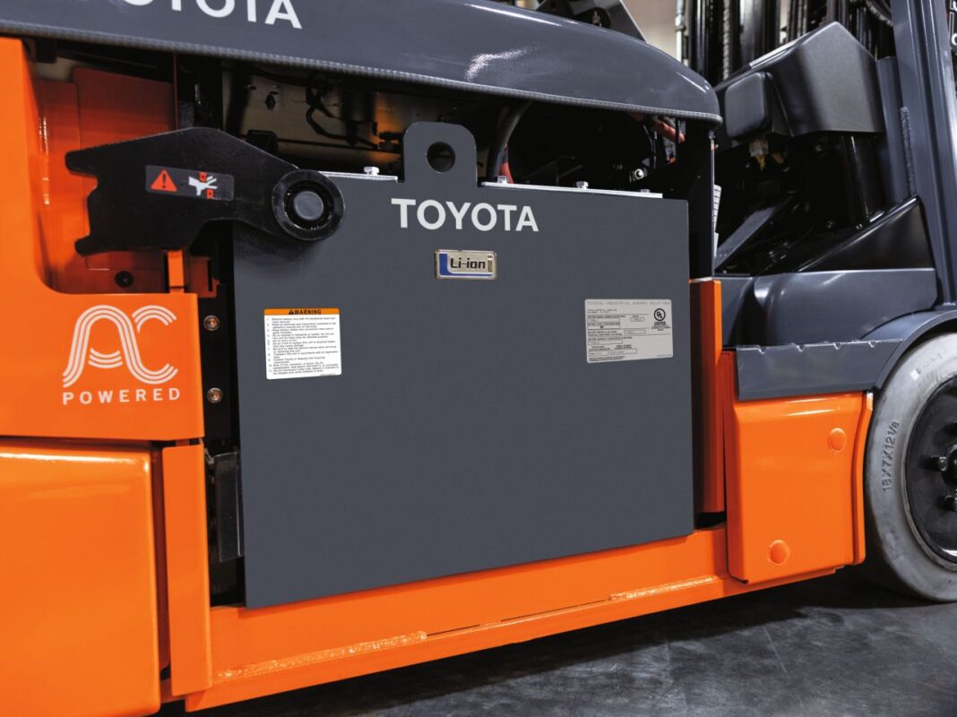 Charged EVs | Toyota Material Handling introduces new lithium-ion batteries for forklifts