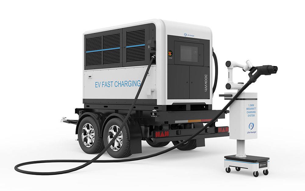 Charged EVs | LiFe-Younger unveils iTrailer MAX megawatt-level mobile charging system