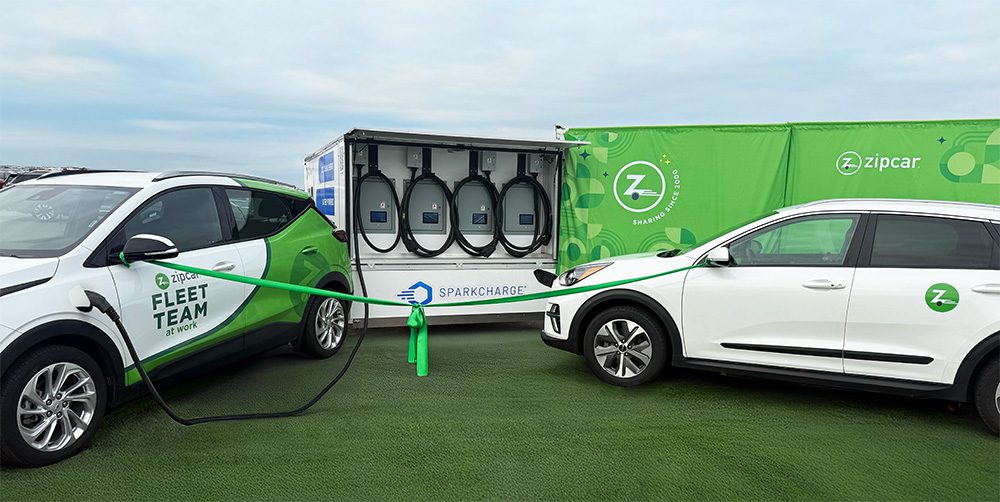 Charged EVs | SparkCharge’s Mobile Battery-Powered Trailer delivers 320 kW DC charging for Zipcar’s EVs
