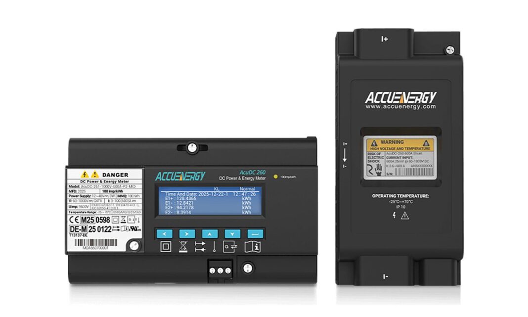 Charged EVs | Accuenergy debuts AcuDC 260 Series, revenue-grade DC power meters for EV charging