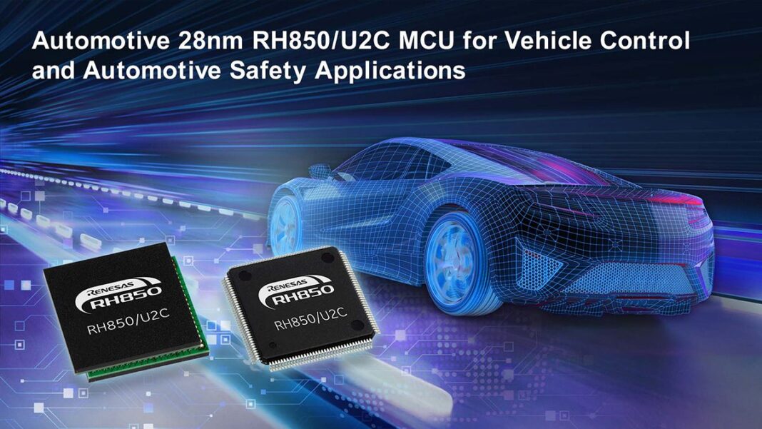 Charged EVs | Renesas’ 28 nm RH850/U2C MCU targets ASIL D vehicle control, BMS and zonal architectures